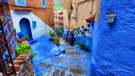 Chefchaouen-blue-medina-city-in-north-Morocco-beautiful-touristic