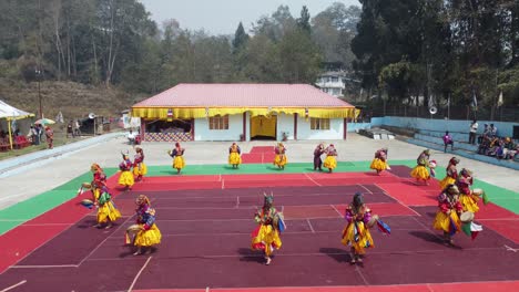 Dies-Ist-Ein-Traditionelles-Buddhistisches-Fest,-Das-Jedes-Jahr-Im-Pedong-Kloster-Stattfindet