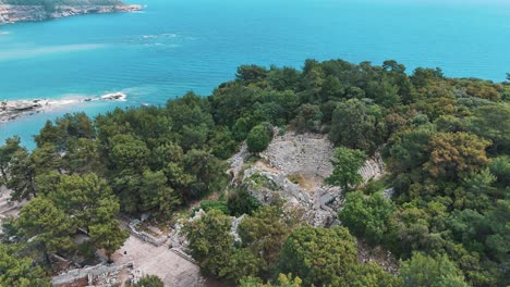 Phaselis-O-Faselis-Era-Una-Ciudad-Griega-Y-Romana-En-La-Costa-De-La-Antigua-Licia