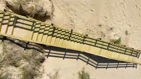 Besichtigung-Eines-Passes-Durch-Die-Treppe-Auf-Den-Dünen