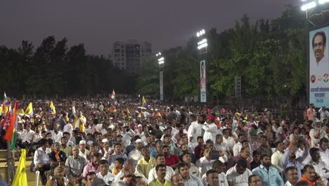 Un-Gran-Número-De-Indios-Que-Participan-En-La-Campaña-Electoral-De-Lok-Sabha-Por-Uddhav-Thackeray-En-El-Terreno-Universitario-De-Warje