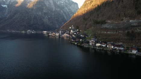 Luftaufnahmen-Von-Hallstatt-In-Österreich