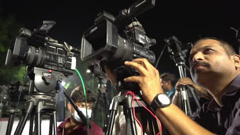 Video-journalists,-press,-and-media-during-Lok-Sabka-Election-Campaign-2024