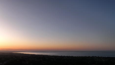 Schöner-Sonnenuntergang-über-Dem-Meer-In-Geelong