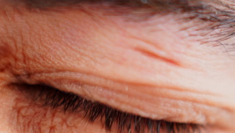 Close-up-Macro,-Detail-Eye-Of-A-Caucasian-Person