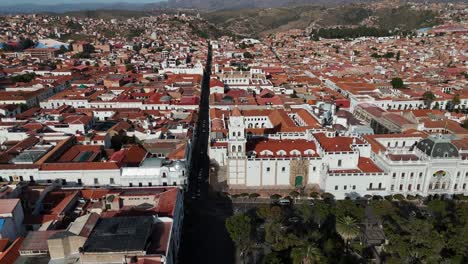 Sucre-capital-city-of-bolivia-bolivian-drone-aerial-view-south-america-Casa-de-la-Libertad-Chuquisaca