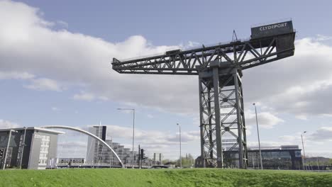 Finnieston-Crane-And-Clyde-Arc-In-Glasgow-Scotland