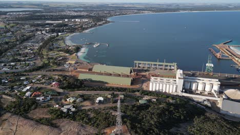 Panoramic-view-of-Esperance-Town-and-coast,-Western-Australia