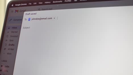 Email-page-on-computer-screen