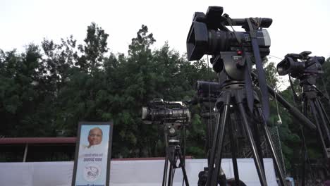 Video-journalists,-press,-and-media-during-the-Indian-Lok-Sabka-Election-Campaign