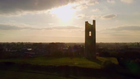 Impresionante-Toma-De-Establecimiento-De-Trim,-County-Meath.