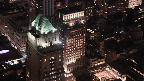 Looking-down-at-The-Piette,-A-Taj-Hotel,-New-York,-United-States