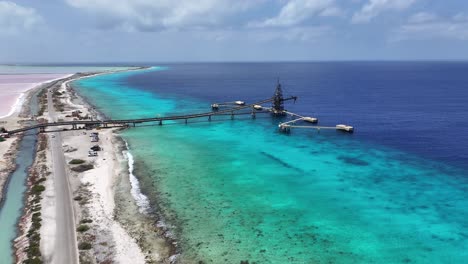 Salt-Pier-At-Kralendijk-In-Bonaire-Netherlands-Antilles