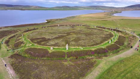 Ring-of-Brodgar,-Mainland-Island,-Orkney-Scotland-UK