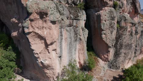 Megalithic-Sites-Over-Thracian-Sanctuary-Harman-Kaya-In-Rhodope-Mountains,-Bulgaria