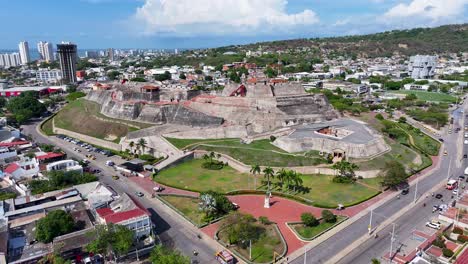 Festung-San-Felipe-In-Cartagena-In-Bolivar,-Kolumbien