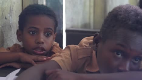 Papuan-children-up-close-Southeast-Asia-Indonesia-in-classroom