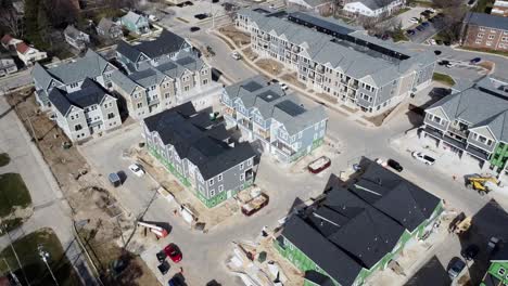 New-Residential-Housing-Development-In-Cedarburg,-Wisconsin