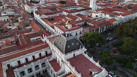 Sucre-Ciudad-Capital-De-Bolivia-Drone-Boliviano-Vista-Aérea-América-Del-Sur-Casa-De-La-Libertad-Chuquisaca
