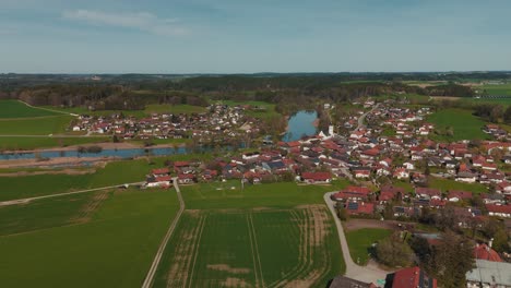 Truchtlaching-Village-Near-Chiemsee,-Chiemgau,-Bavaria