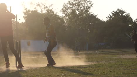 Männer-Spielen-Cricket