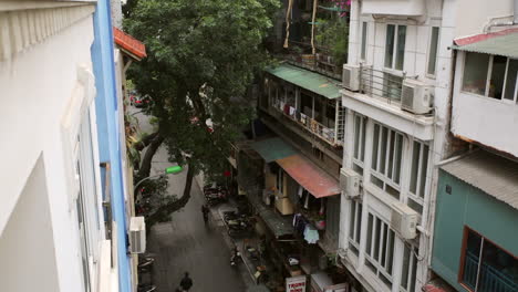 Slider-Bewegung-Top-Shot-Auf-Den-Straßen-Von-Vietnam