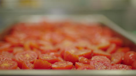 Salz-Fällt-über-Saftige-Tomatenscheiben