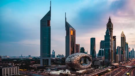 Time-lapse:-Edificios-Modernos-De-Lujo-En-Dubai