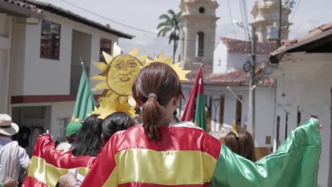 Latin-typical-carnival-party-Back-shot