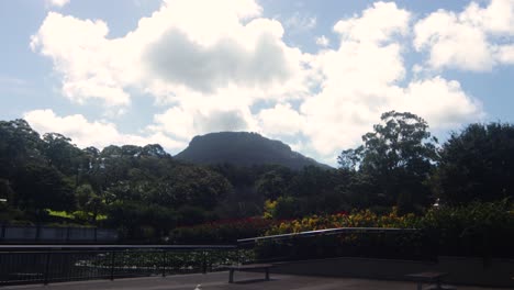 Botanic-Gardens-Timelapse-on-partly-cloudy-day-in-Wollongong