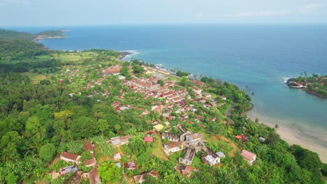 Luftaufnahme-Von-Roça-Agua-Ize-In-São-Tomé,-Afrika