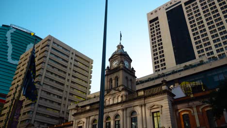 Hiperlapso-De-La-Estación-Central-De-Brisbane---Timelapse