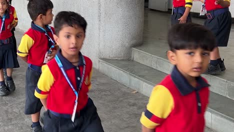 Little-boys-in-school-are-going-home-with-discipline
