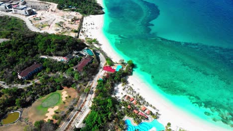 Toma-Aérea-De-La-Playa-De-Ilig-Iligan,-Isla-De-Boracay,-Filipinas