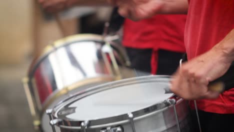 Closeup-of-batucada-player.-Drums