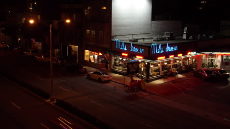 San-Francisco-Diner-and-Street-Night-Timelapse-4K