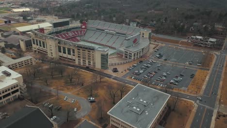 Diese-Luftaufnahme-Wurde-über-Der-Universität-Von-Arkansas-Gemacht