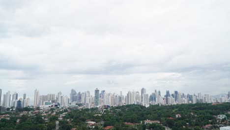 Zeitraffer-Von-Panama-Stadt-Mit-Wolken