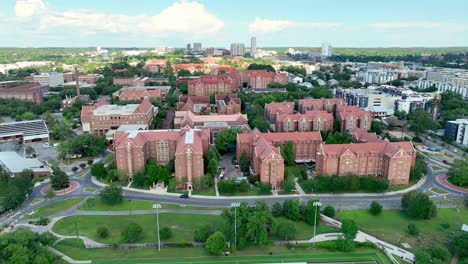 aerial-over-florida-state-football-practice-fields-pushing-over-the-campus