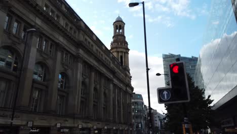 View-of-busy-principal-retail-street-in-Manchester-city-center