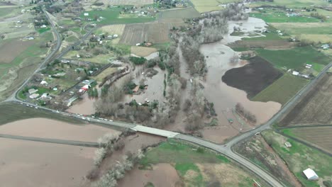 Luftaufnahmen-Von-überflutetem-Ackerland-Im-US-Bundesstaat-Washington