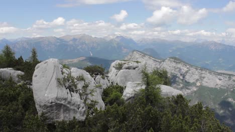 Some-footage-shot-during-a-daily-hike-in-Altopiano-dei-Sette-Comuni,-Veneto,-Italy