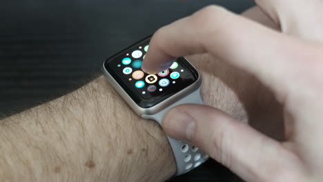 Man-using-Apple-Watch-series-2
