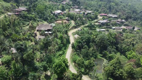 Drone-video-shot-of-hilly-areas-of-Nagaland