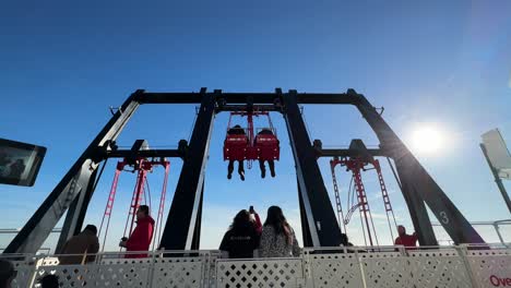 Tourists-on-Europes-tallest-swing-on-the-A'DAM-lookout-tower-in-Amsterdam