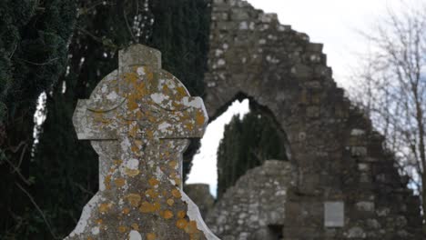 Vista-Invernal-De-Un-Cementerio-En-St