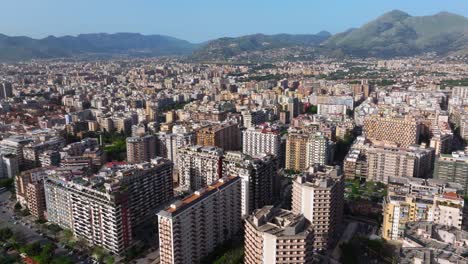 Palermo,-Sicilia,-Italia---Vista-Aérea-De-Drones