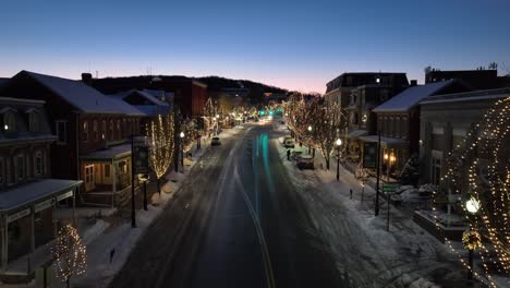 Evening-in-small-town-in-America