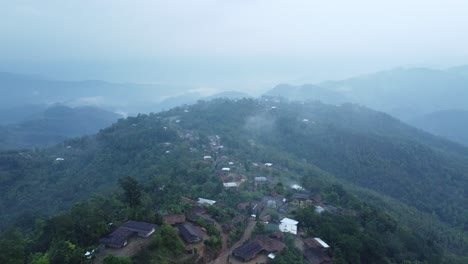 Grabación-De-Vídeo-Con-Drones-De-Zonas-Montañosas-De-Nagaland