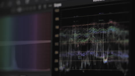 Color-grading-waveform-graph-moving